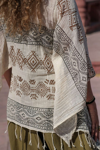 Japa Blockprint Vest