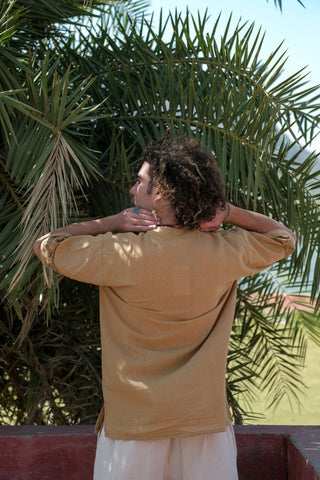 Anam Shirt Met Blockprint