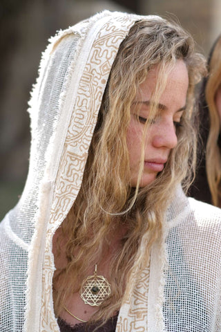 Kauri Long Bugala vest Natural