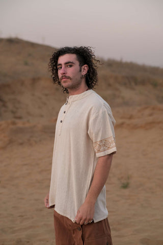 Anam Shirt Met Blockprint