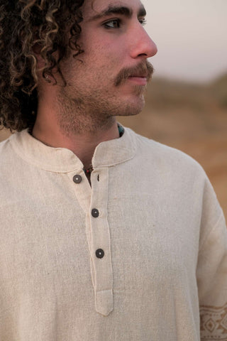 Anam Shirt Met Blockprint