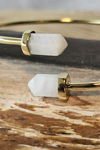 Double Point armband messing