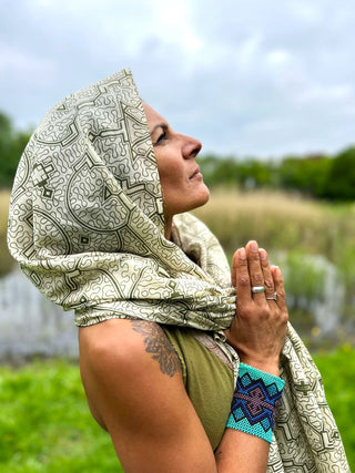 Shipibo Shawl Thin Cotton