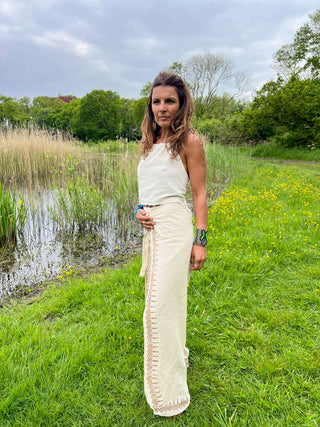 Wrap Pants met blockprint