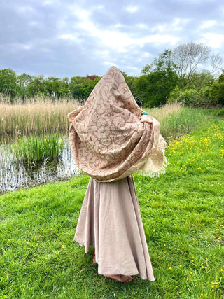 Shipibo Sjaal 100% jute