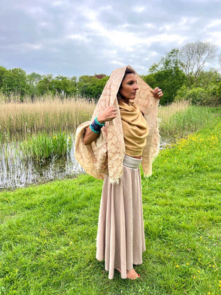 Shipibo Sjaal 100% jute