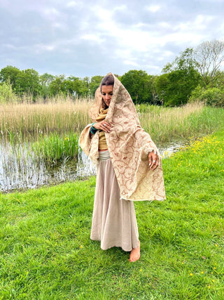 Shipibo Sjaal 100% jute