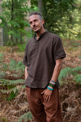 Anam Shirt Met Blockprint