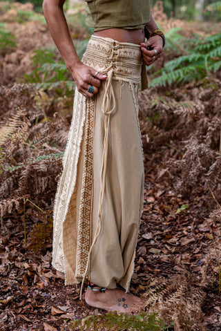 Zarin Pants Rechte Blockprint