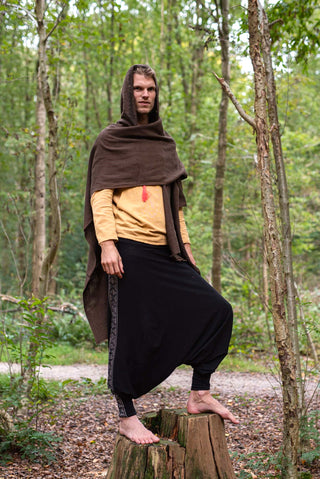 Nomade Vest Donker Bruin