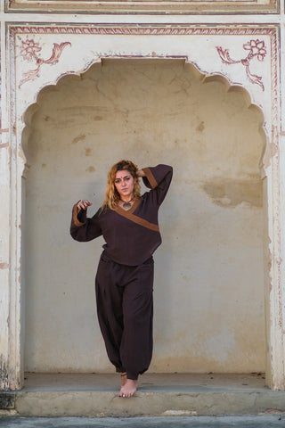 Aiko kimono Donker Bruin