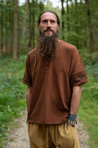 Anam Shirt Met Blockprint