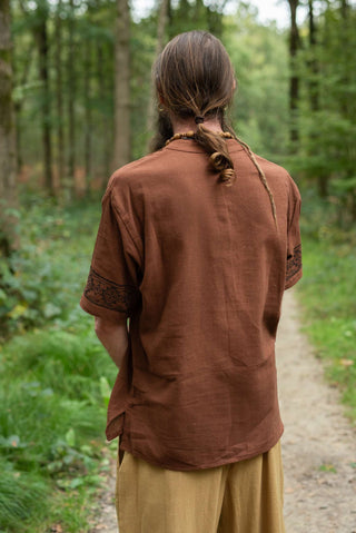 Anam Shirt Met Blockprint