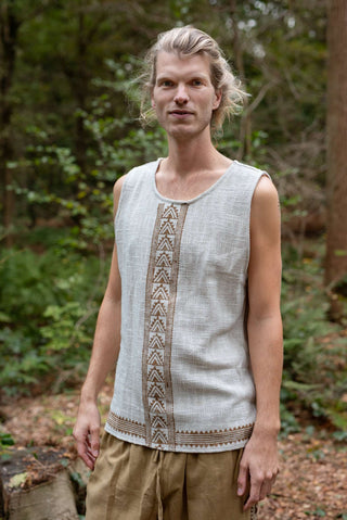Akash TankTop met Blockprint