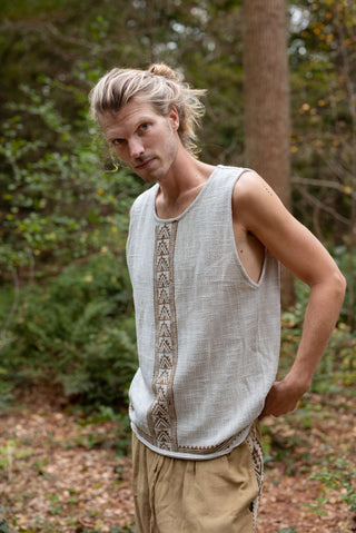 Akash TankTop met Blockprint