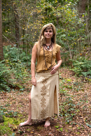 Ceremonial skirt Blockprint