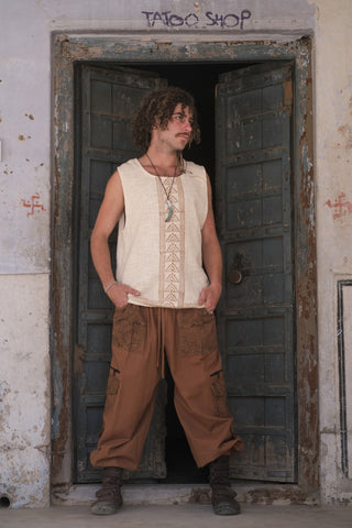 Akash TankTop met Blockprint