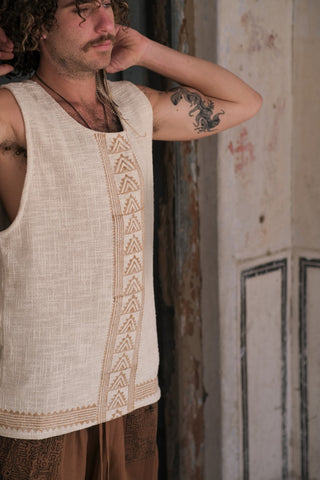 Akash TankTop met Blockprint