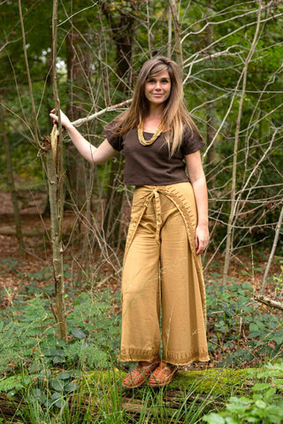 Wrap Pants met blockprint