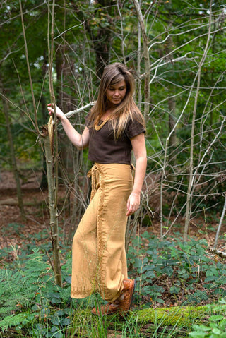 Wrap Pants met blockprint