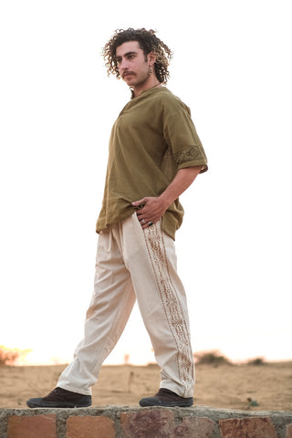 Anam Shirt Met Blockprint