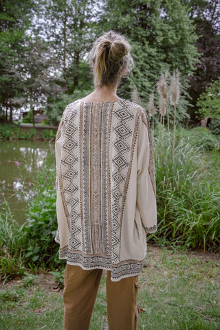 Vigo Blockprint Kimono