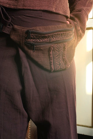 Nineve Heuptasje Donker Bruin