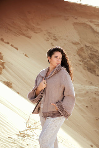 Flower Bomber Jacket Amethyst