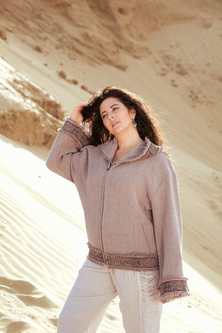 Flower Bomber Jacket Amethyst