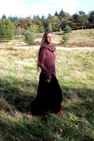 Astral Weave Sweater Donker Bruin