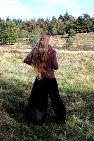 Astral Weave Sweater Donker Bruin