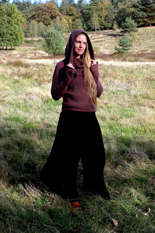 Astral Weave Sweater Donker Bruin