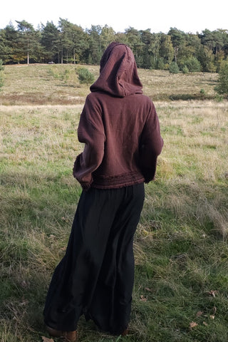 Flower Bomber Jacket Donker Bruin