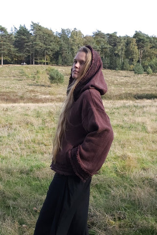 Flower Bomber Jacket Donker Bruin