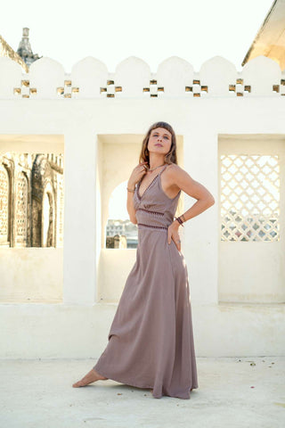 Nahara Dress Dusty Amethyst