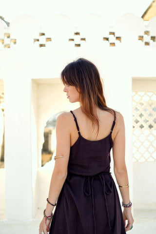 Nahara Dress Dark Brown