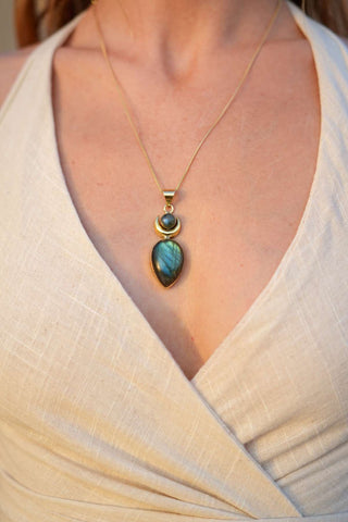 Goddess Pendant Brass