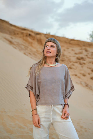 Zen Top Dusty Amethyst