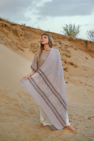 Pakal Shawl Dusty Amethyst