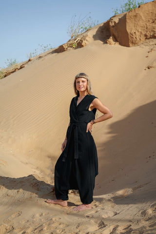 Celestial Nomad Jumpsuit Black