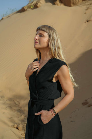 Celestial Nomad Jumpsuit Black