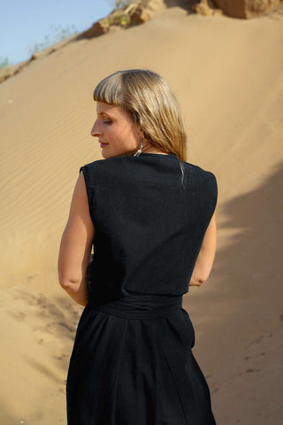 Celestial Nomad Jumpsuit Black
