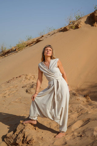 Celestial Nomad Jumpsuit Natural