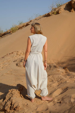 Celestial Nomad Jumpsuit Natural