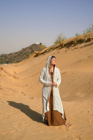 Kauri Long Bugala vest Natural