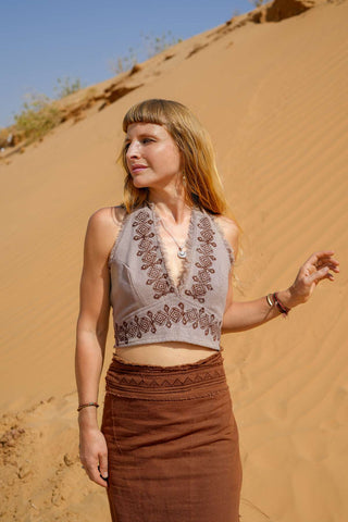 Primal Essence Top Dusty Amethyst