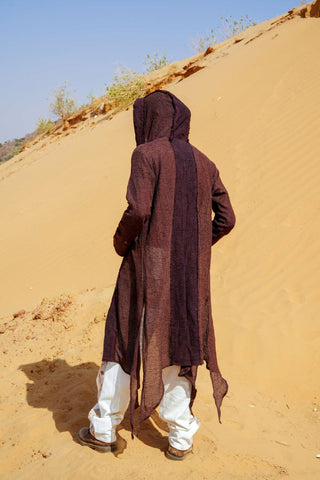 Kauri Long Bugala vest Donker Bruin