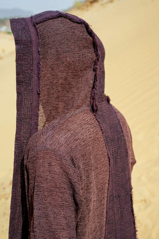 Kauri Long Bugala vest Donker Bruin