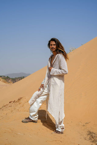 Kauri Long Bugala vest Natural