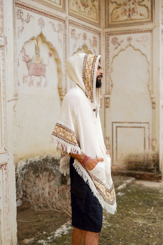 Nightfall Poncho Natural